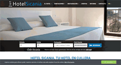 Desktop Screenshot of hotelsicania.com